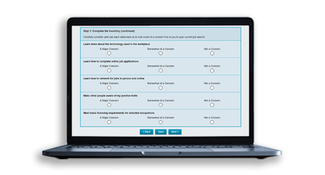Digital Version of the Career Intake & Counseling Scale